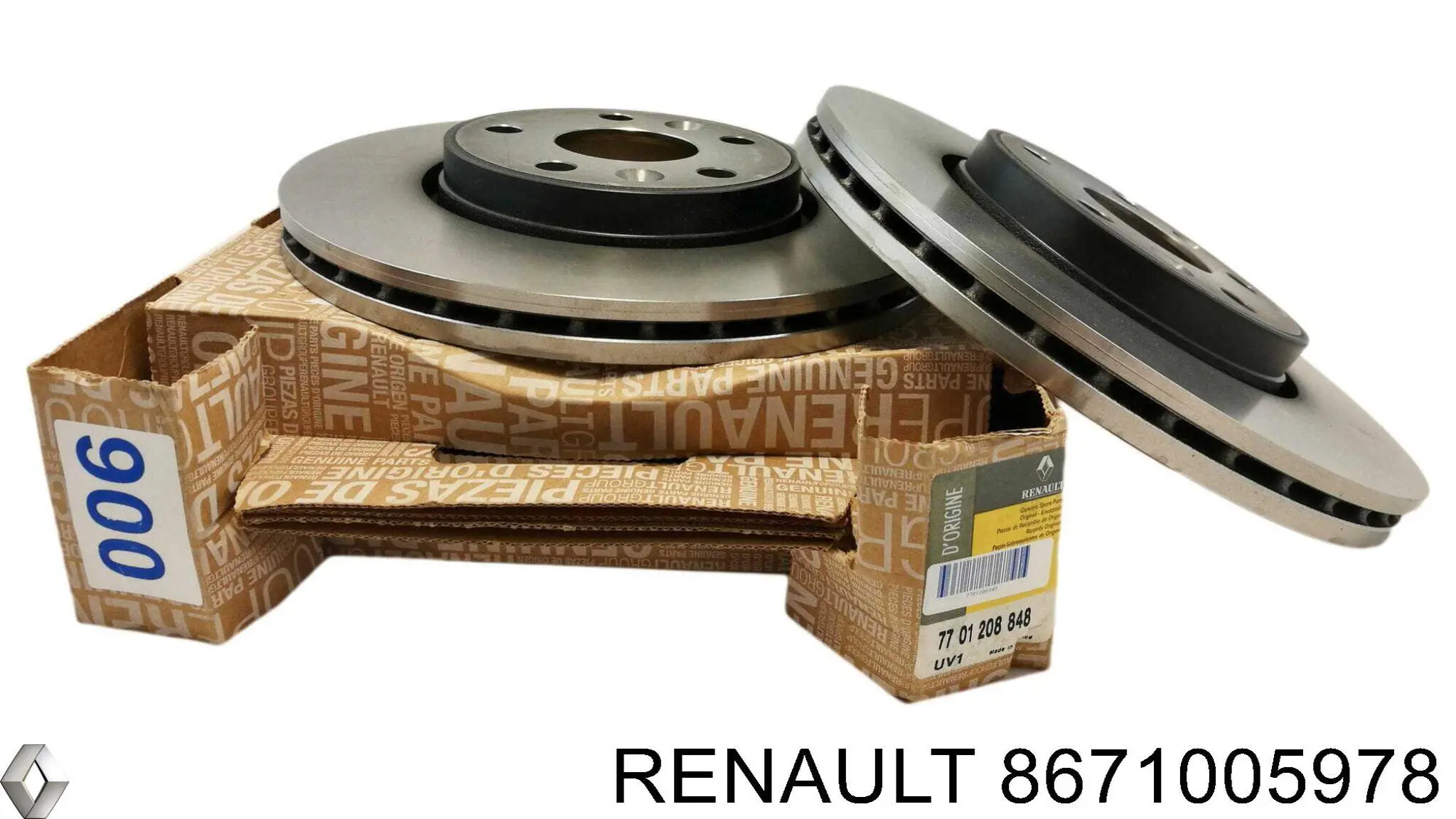 8671005978 Renault (RVI) disco de freno delantero