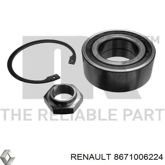 Comprar 8671006224 Renault (RVI) Cojinete de rueda delantero