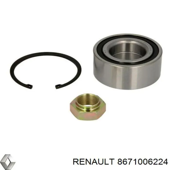 8671006224 Renault (RVI) cojinete de rueda delantero