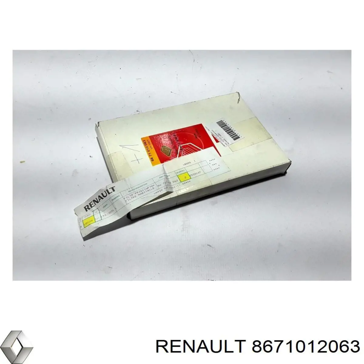 8671012063 Renault (RVI) filtro de habitáculo