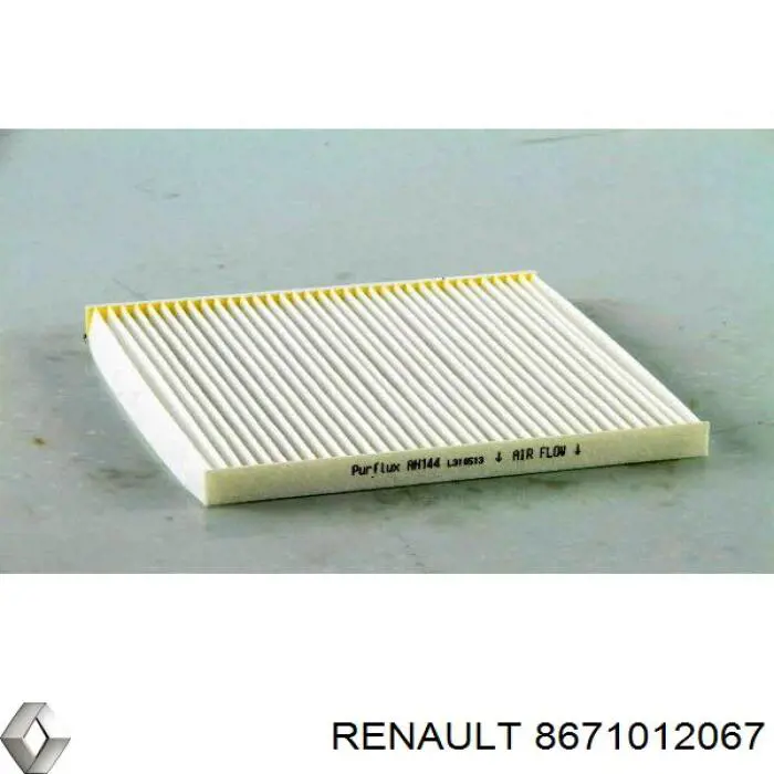 8671012067 Renault (RVI) filtro habitáculo