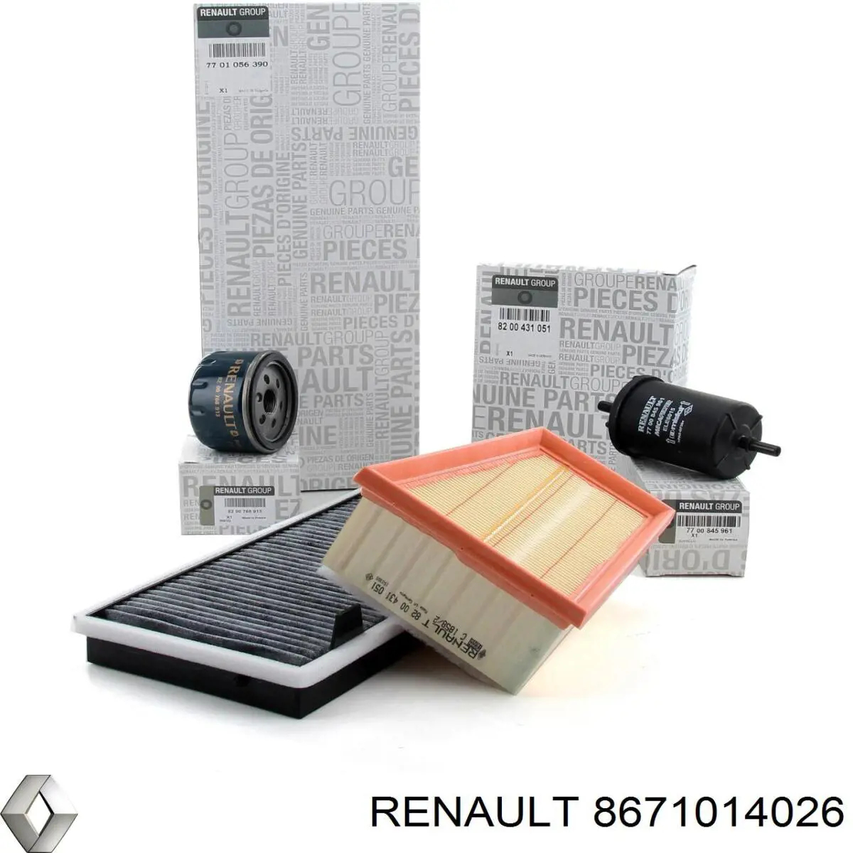 Filtro de aceite Renault Megane 1 LA0, LA1