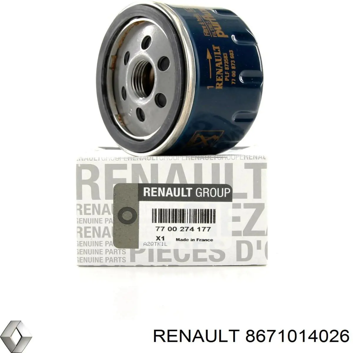 8671014026 Renault (RVI) filtro de aceite