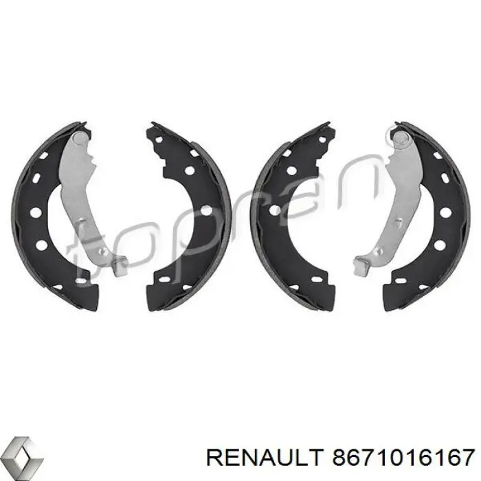 Comprar 8671016167 Renault (RVI) Kit de frenos de tambor, con cilindros, completo