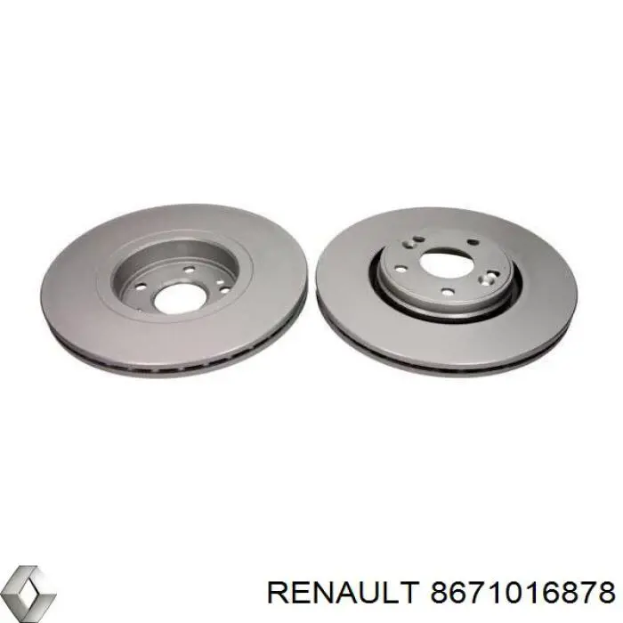 Disco de freno 8671016878 Renault (RVI)