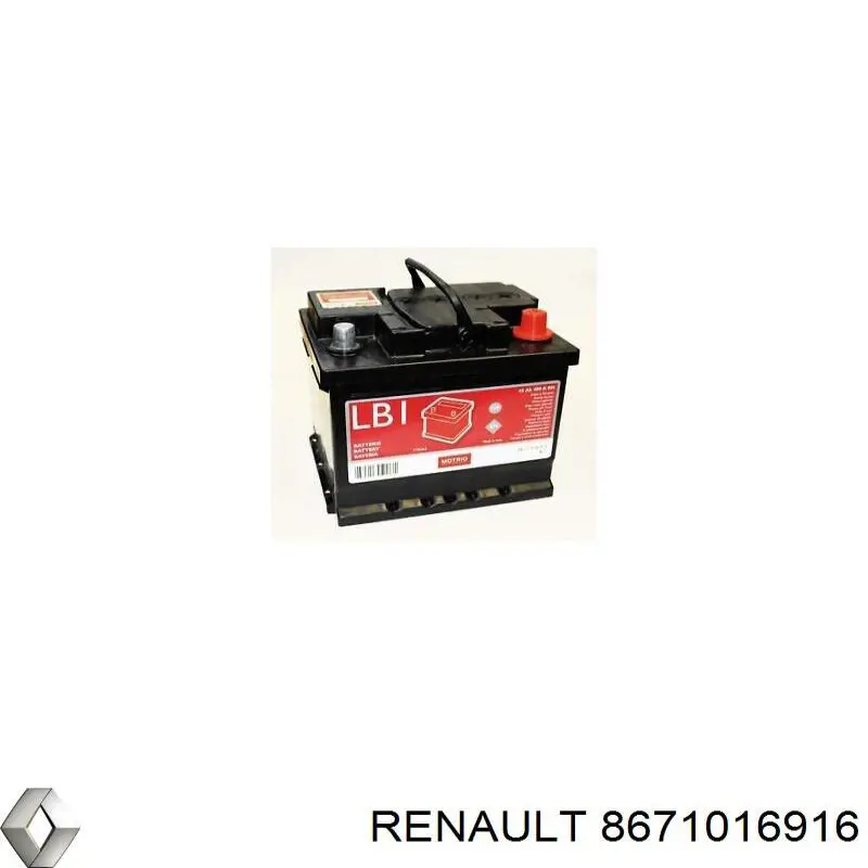 8671016916 Renault (RVI) Batería Start-Stop