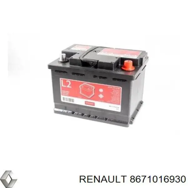 Batería de Arranque Renault (RVI) (8671016930)