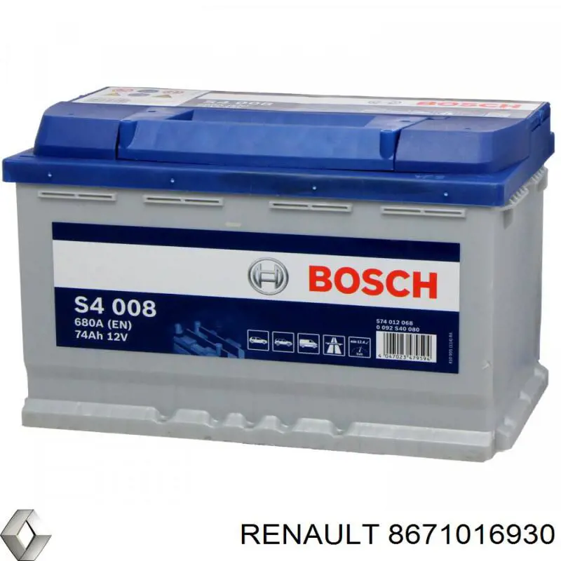 Batería de arranque Renault (RVI) 8671016930 precio, desde 130,21 EUR