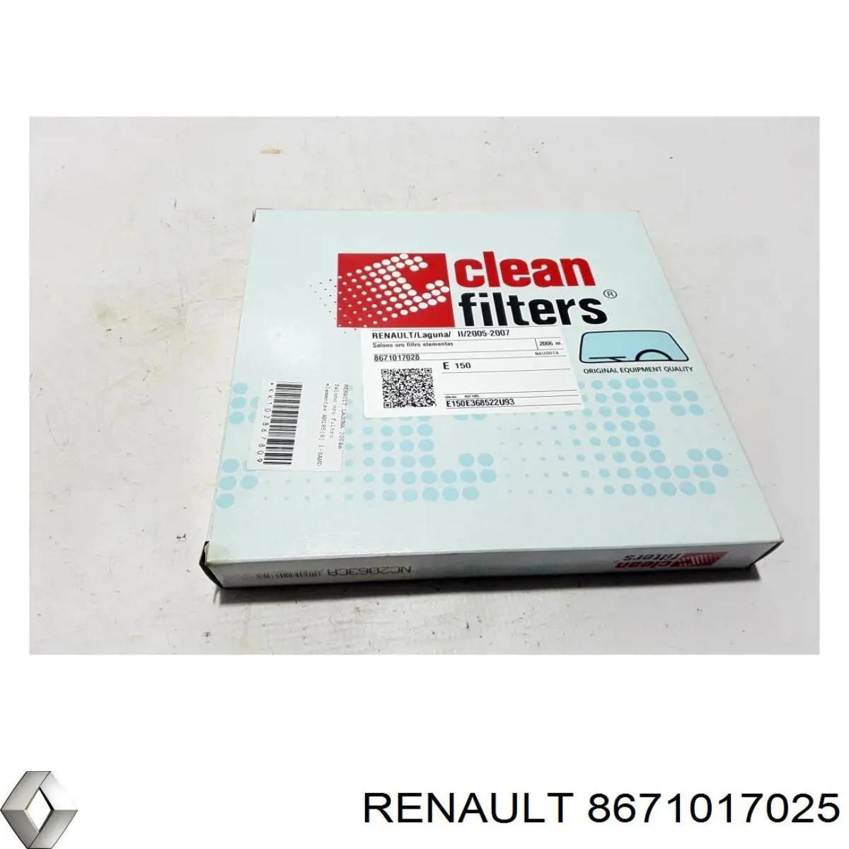 Comprar 8671017025 Renault (RVI) Filtro de aire del habitáculo