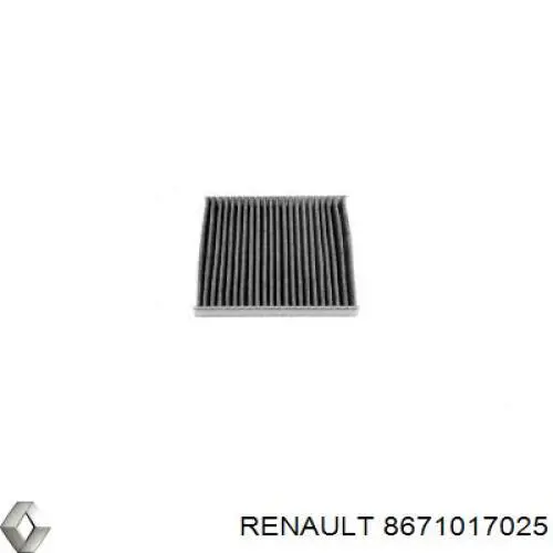 8671017025 Renault (RVI) filtro habitáculo
