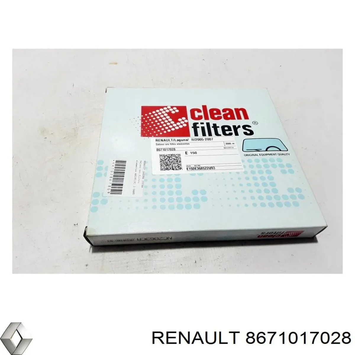 Comprar 8671017028 Renault (RVI) Filtro de aire del habitáculo