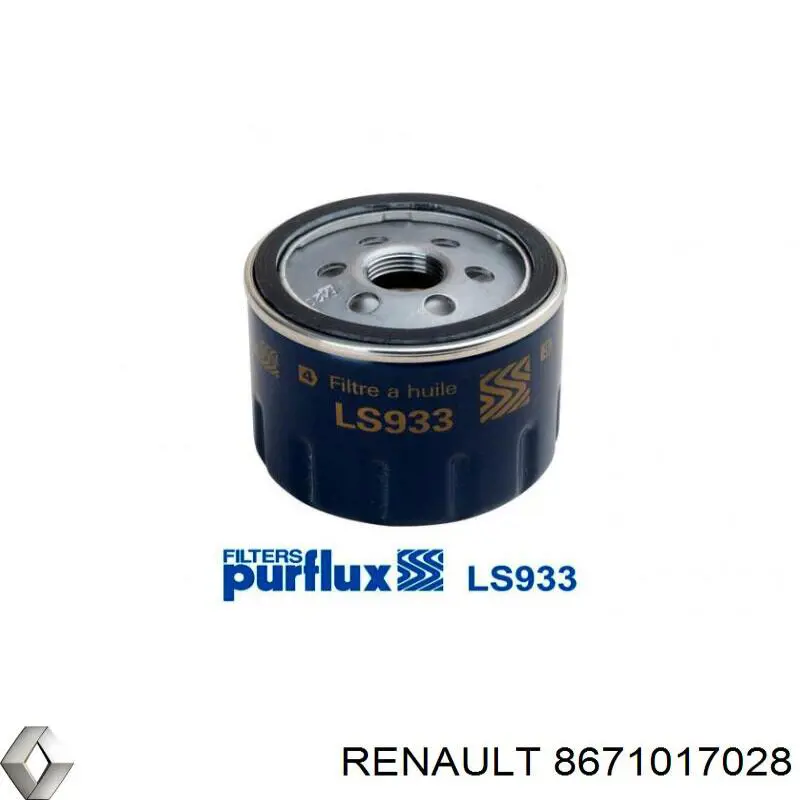Filtro de polen Renault (RVI) 8671017028