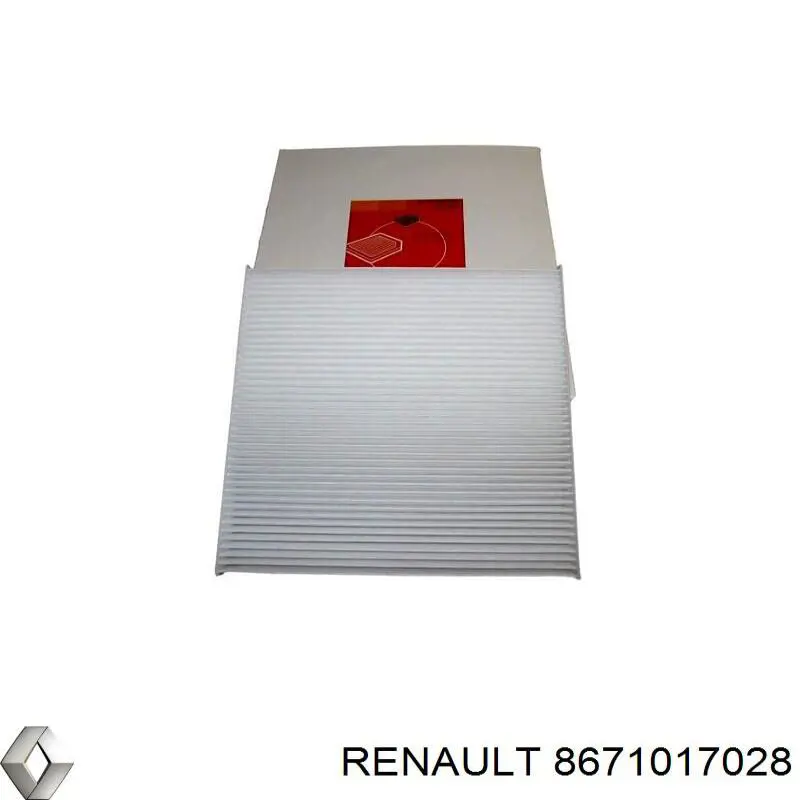 8671017028 Renault (RVI) filtro habitáculo