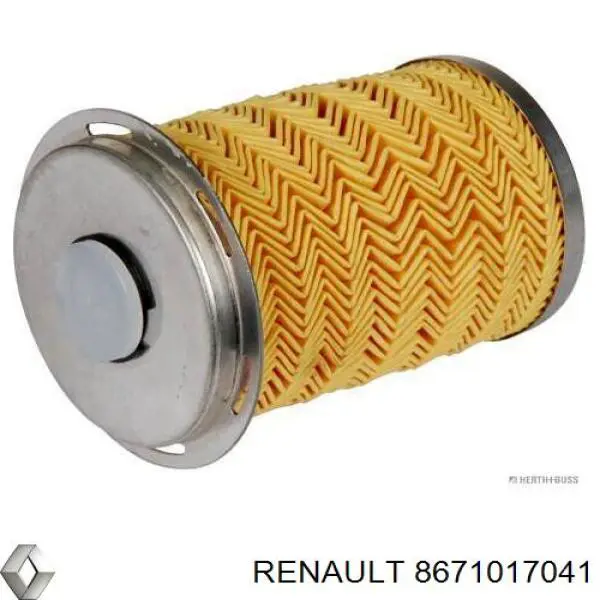 8671017041 Renault (RVI) filtro combustible