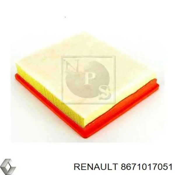 El filtro de aire Renault (RVI) 8671017051 precio, desde 11,87 EUR