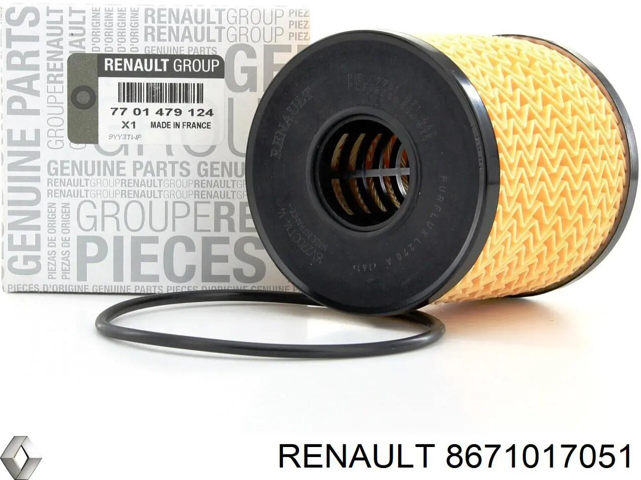 8671017051 Renault (RVI) filtro de aire