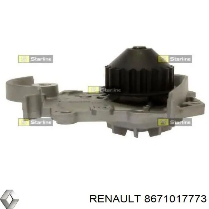 8671017773 Renault (RVI) bomba de agua