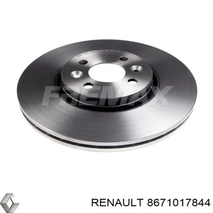 Comprar 8671017844 Renault (RVI) Freno de disco delantero