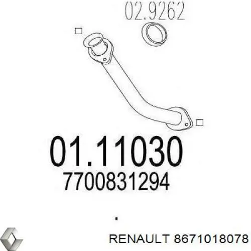 8671018078 Renault (RVI)