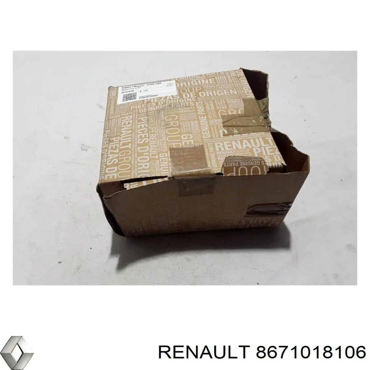 8671018106 Renault (RVI) disco de freno trasero