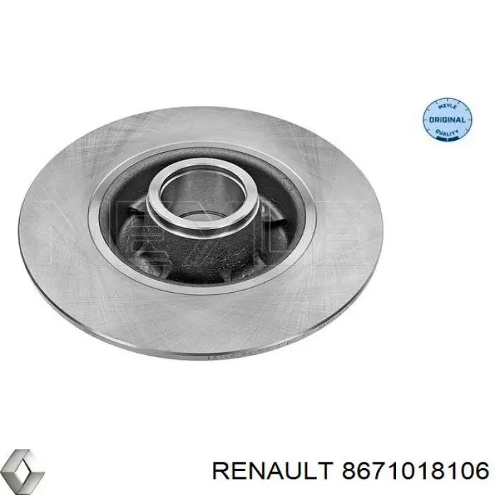 Disco de freno trasero Alfa Romeo 33 905