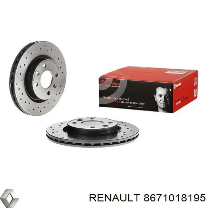 Frenos delanteros Renault (RVI) 8671018195 precio, desde 27,70 EUR