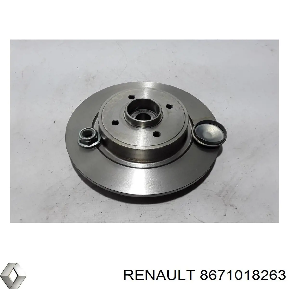 8671018263 Renault (RVI) disco de freno trasero