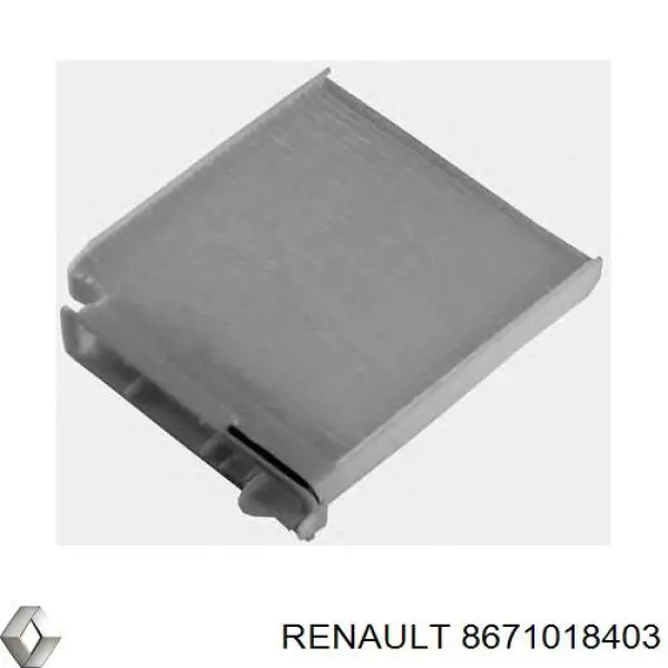 8671018403 Renault (RVI) filtro habitáculo