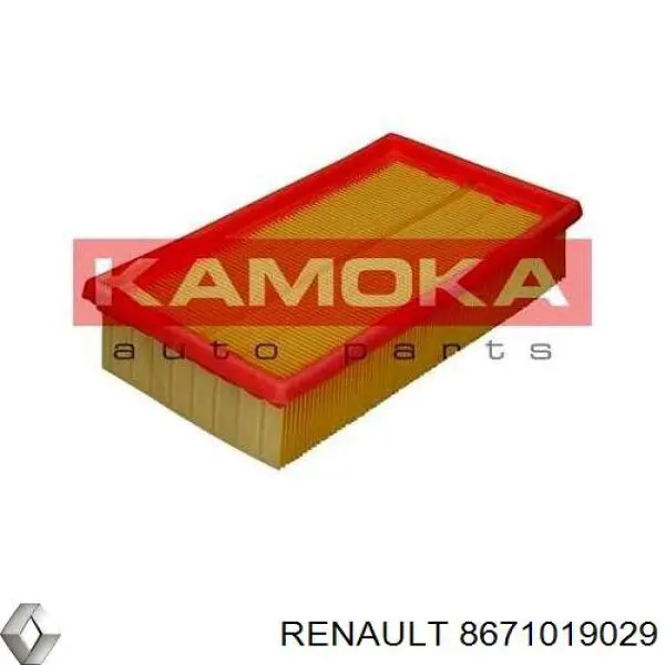 8671019029 Renault (RVI) filtro de aire