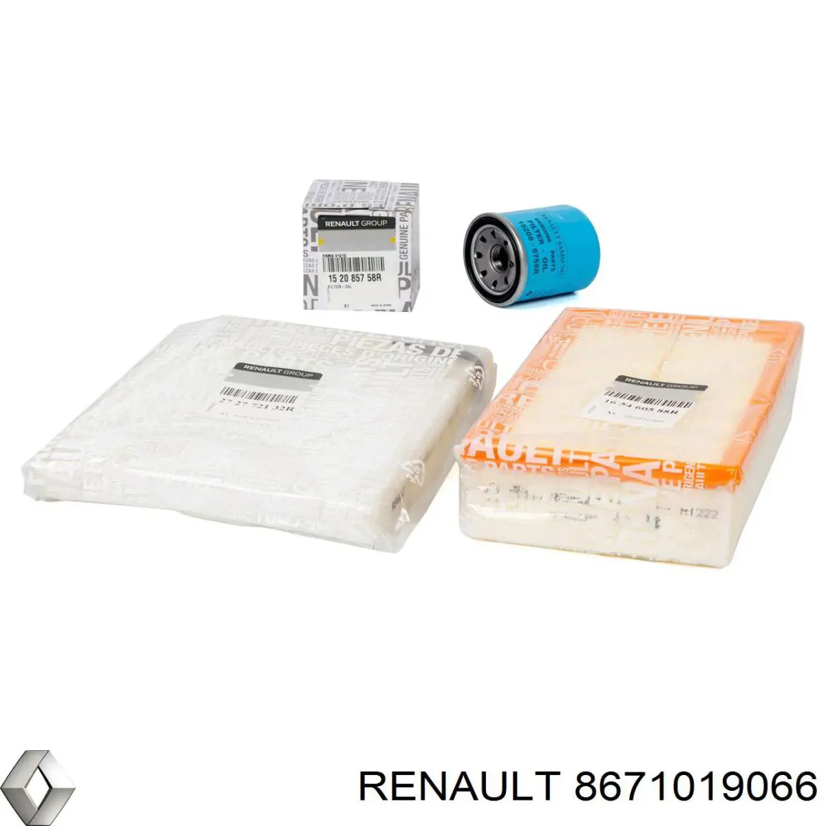 8671019066 Renault (RVI) filtro de aire