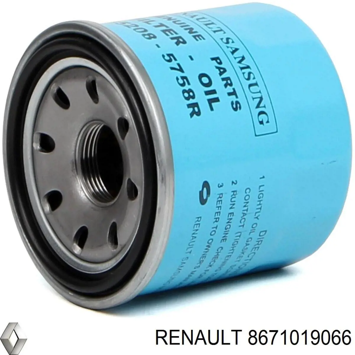 Filtro de aire 8671019066 Renault (RVI)