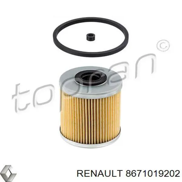 8671019202 Renault (RVI) filtro combustible
