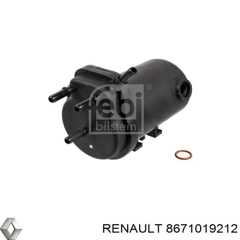 8671019212 Renault (RVI) filtro de combustible