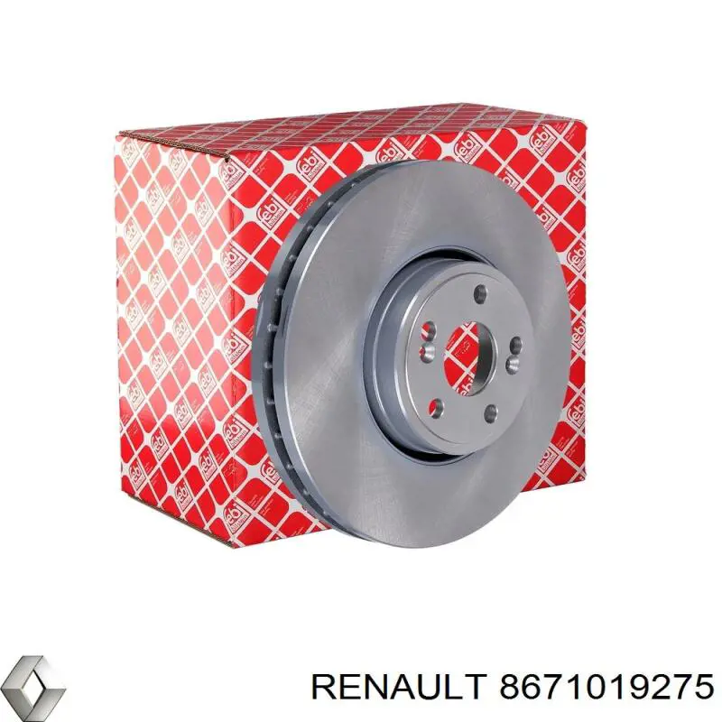 Freno de disco delantero Renault Espace 4 JK0