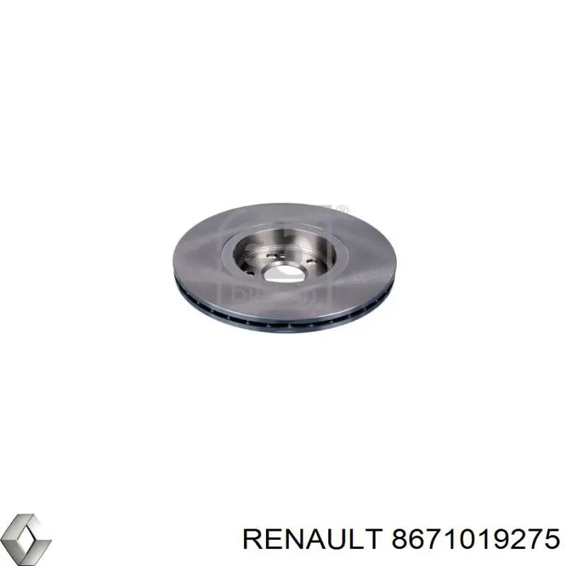 Freno de disco delantero Renault Espace 4 JK0