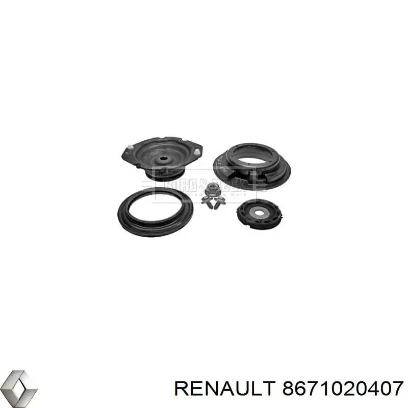 Comprar 8671020407 Renault (RVI) Soporte del amortiguador delantero