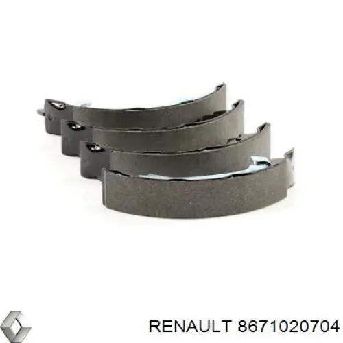 Comprar 8671020704 Renault (RVI) Zapatas de freno