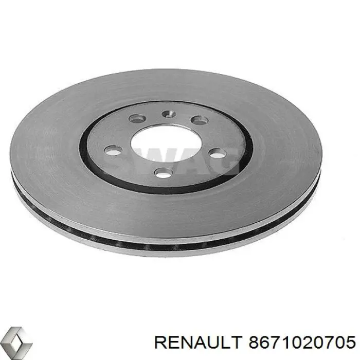 8671020705 Renault (RVI) zapatas de frenos de tambor traseras