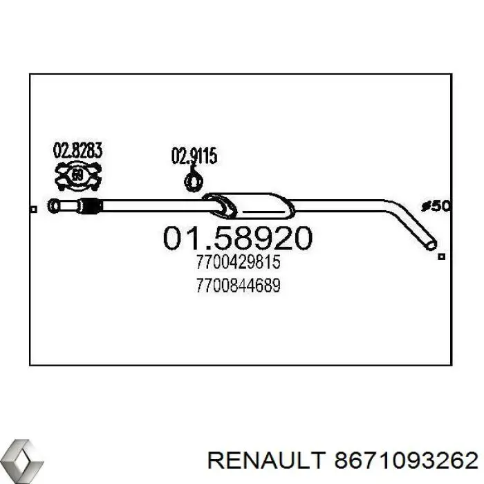 8671093262 Renault (RVI)