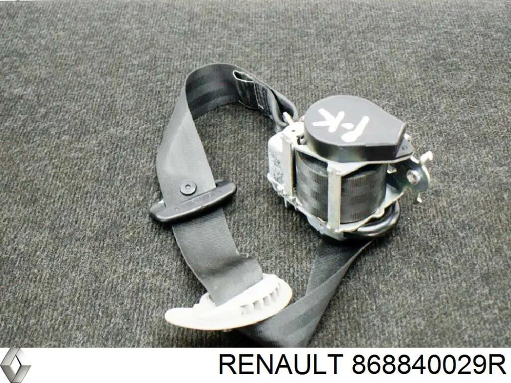 Cinturón de seguridad delantero izquierda Renault Laguna 3 (KT0)