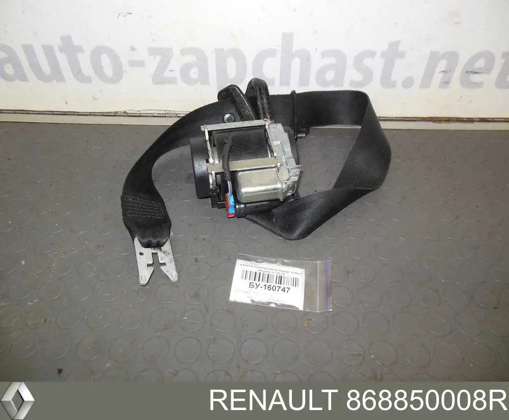 868850008R Renault (RVI) cinturón de seguridad delantero izquierda
