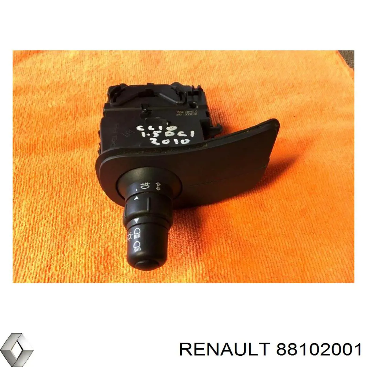 Conmutador izquierdo de la columna de dirección 88102001 Renault (RVI)