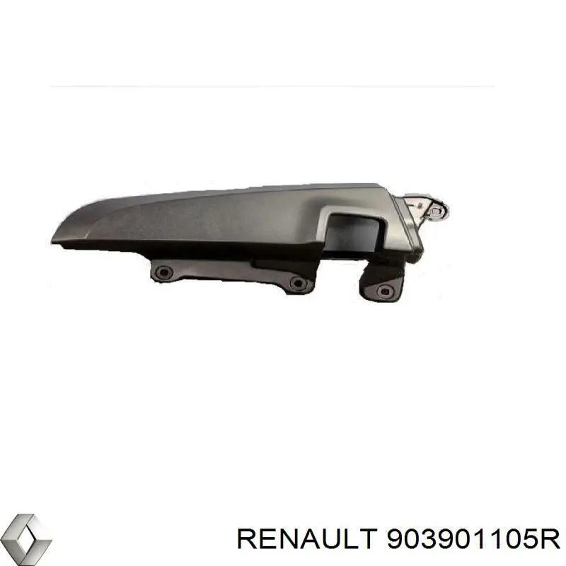 903901105R Renault (RVI) ajuste embellecedor pilar carroceria trasero derecho trasero