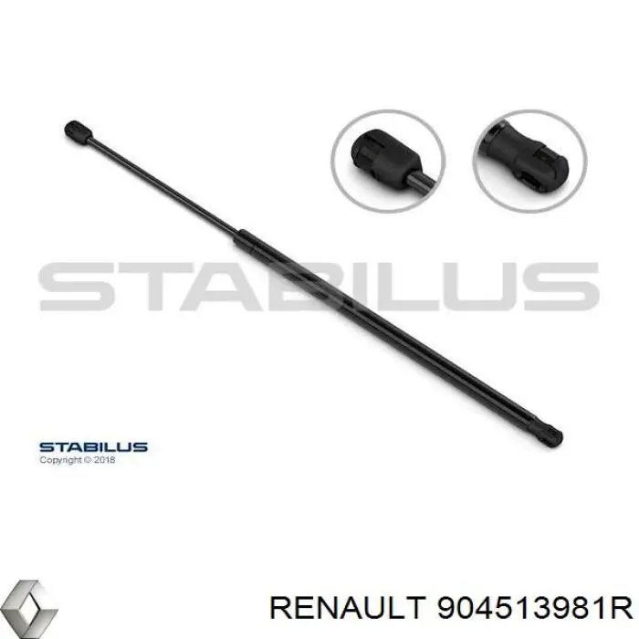 Muelle neumatico maletero Swag 60947117