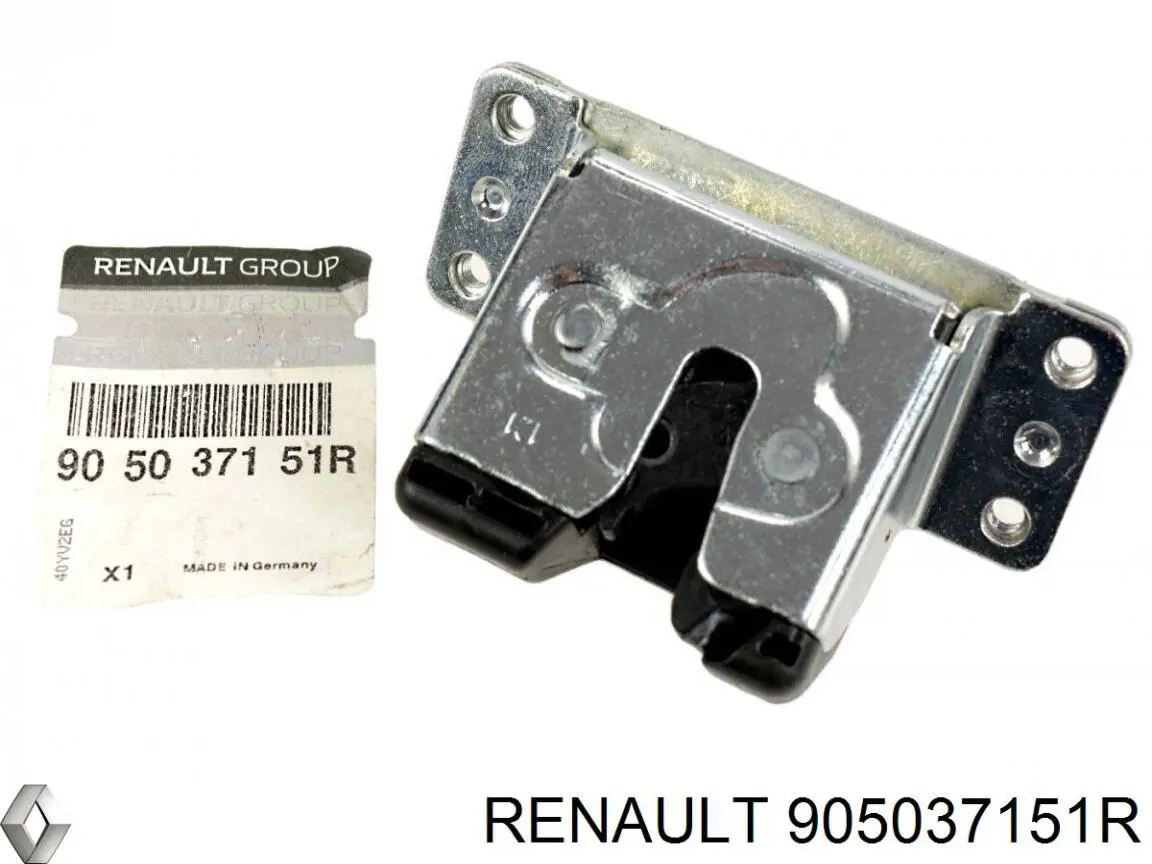 905037151R Renault (RVI) cerradura de maletero