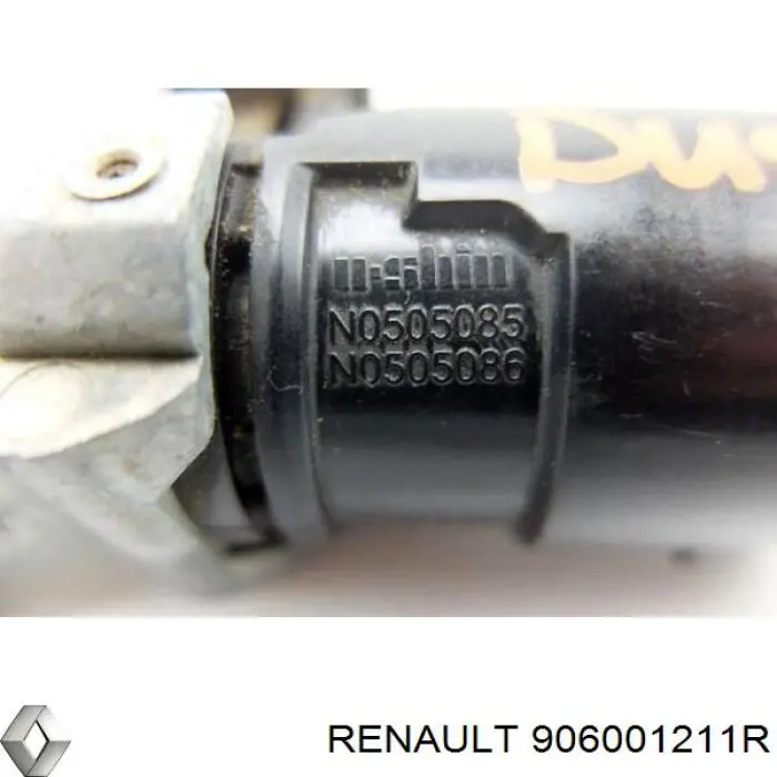 906001211R Renault (RVI) bombín de cerradura de maletero