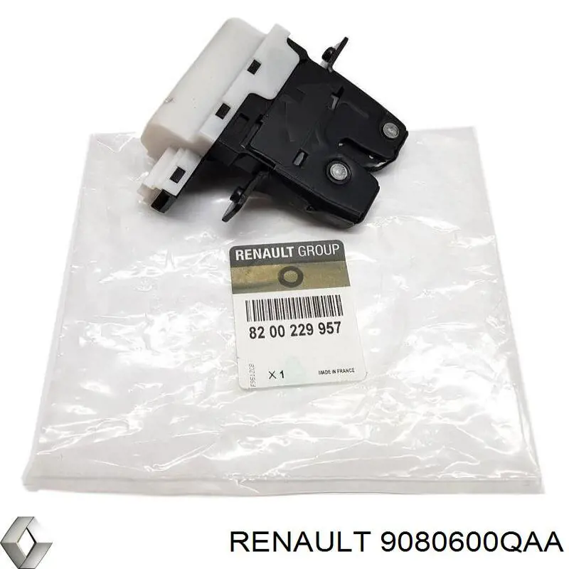 9080600QAA Renault (RVI) Cerradura inferior de puerta trasera derecha de doble hoja