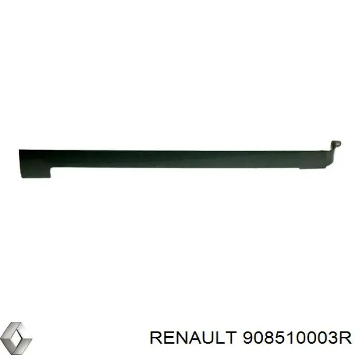Comprar 908510003R Renault (RVI) Moldura izquierda de la puerta trasera de doble hoja