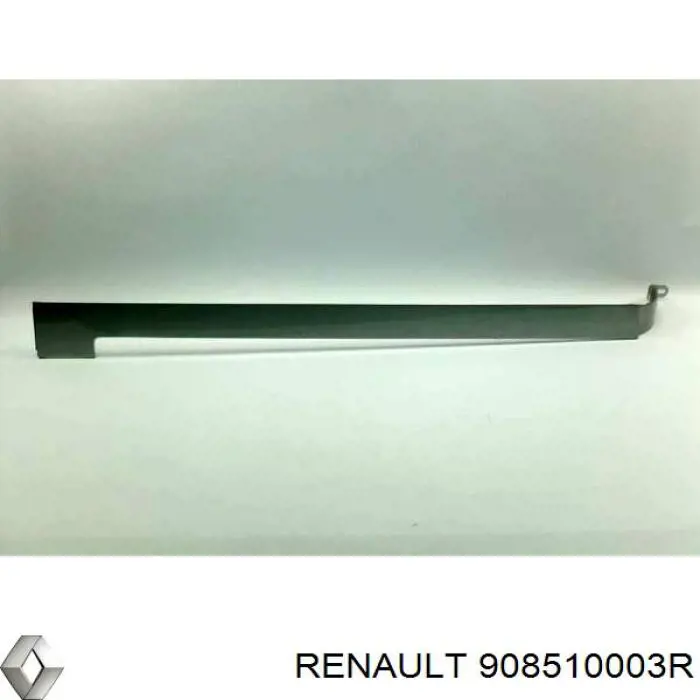 Moldura izquierda de la puerta trasera de doble hoja 908510003R Renault (RVI)