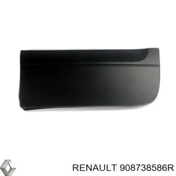 Comprar 908738586R Renault (RVI) Moldura de puerta trasera izquierda